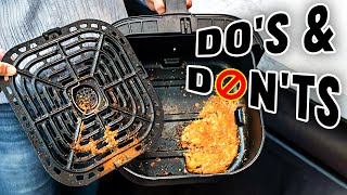 24 Air Fryer Dos amp Donts  Tips amp Tricks You Need To Apply [upl. by Alyahs]