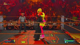 Wwe 2k24 Evil rangiku vs Toy china [upl. by Halak420]