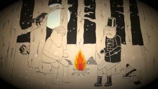 Around a Campfire  CutoutStop Motion Animation [upl. by Akcirehs]