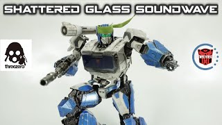 ThreeZero DLX Transformers Bumblebee Movie Shattered Glass Soundwave amp Ravage [upl. by Anaitit]