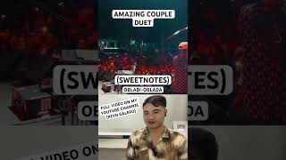 AMAZING COUPLE DUET SWEETNOTES  OBLADIOBLADA BRATLES REACTION VIDEO sweetnotes obladioblada [upl. by Eisaj]