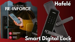 Hafelé Smart Digital Door Lock REInforce  Unboxing amp Review  क्या है डिजिटल स्मार्ट डोर लॉक [upl. by Mars739]