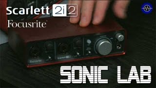 Focusrite Scarlett 2i2 96khz USB Audio Interface  Sonic LAB [upl. by Bohlen181]