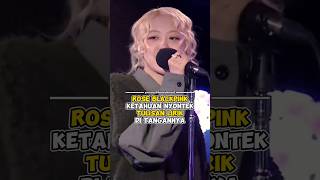 Rose BLACKPINK ketahuan nyontek tulisan lirik ditangannya kpop shorts [upl. by Kennard]