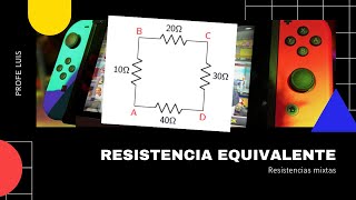 ¿Cómo calcular resistencia equivalente en un circuito mixto serie y paralelo Ejercicio1 [upl. by Ardnaskela]