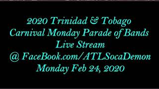 Trinidad amp Tobago Carnival Monday Parade of Bands Live Stream [upl. by Eilema]