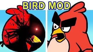 Friday Night Funkin VS Bird Mod amp Lyrics  Crimson Awakening FNF Mod Angry BirdsHorror [upl. by Bonaparte]