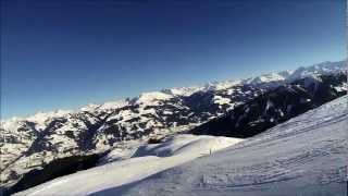 Skiing Kitzbühel  First Person View of run 33 Giggling [upl. by Ttelrats165]