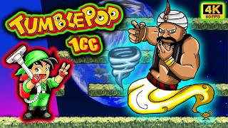 Tumblepop Gameplay 1CC JEFES  RETRO ARCADE 4k 60fps [upl. by Kennith931]