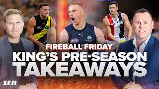 David King is BACK and launches his preseason AFL takeaways  SEN [upl. by Maximilien]