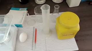 Preparation of egg albumin solution Role of NaCl in protein aggregate  Biochemical tests 11th CBSE [upl. by Couq]