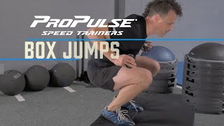 Training with ProPulse® Speed Trainers Box Jumps [upl. by Anitroc]