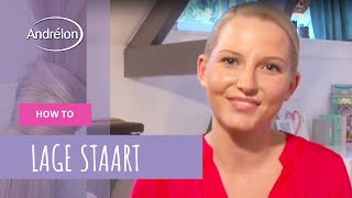 Lage strakke staart maken  Andrélon Haar Tutorial [upl. by Malamut248]