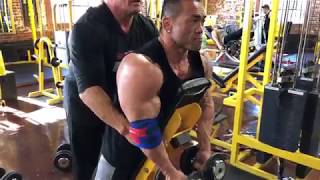 Hidetada Yamagishis 2018 Arnold Classic Preparation DELTS TRAINING [upl. by Jaffe]