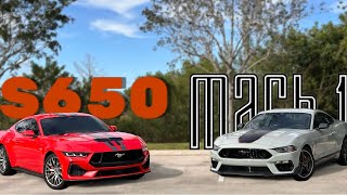 What is the Best COYOTE Mustang right now S650 Mustang GT or S550 Mach 1 [upl. by Erhard]