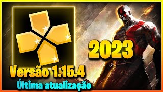 PPSSPP GOLD ✅  VERSÃO 1154 ATUALIZADO 2023  💜 [upl. by Quincy]