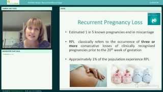 4 Recurrent Miscarriage Dr Karen Buckingham [upl. by Som]