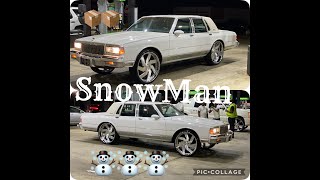 SnowMan 1987 Chevy Caprice Ls Brougham Update 26s Rucci [upl. by Heck]