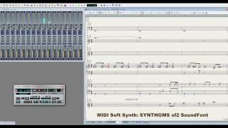 SoundFont SYNTHGMSsf2 Timbre Comparison of Midi Soft Synthesizer Part510 [upl. by Ellehcan]