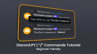 Create your FIRST Discord Bot with quotquot Commands  DiscordPY [upl. by Edwyna]