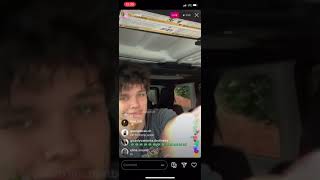 Curran Walters Live on Instagram [upl. by Anaiek460]