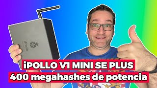 iPOLLO V1 MINI SE PLUS 400 mhs Review en Español [upl. by Dionne348]