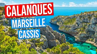 CALANQUES of MARSEILLE and CASSIS FRANCE Boat tour of 9 creeks in 4K [upl. by Nylatsirk]