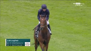 Derby contender Aidan OBriens UNITED NATIONS wins the SBK Derby Trial at Lingfield [upl. by Ceciley324]