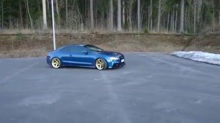 Audi A5 30TDi sound with custom exhaust [upl. by Llehsem]