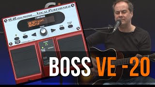 Boss VE  20 Vocal Processor Demo  Review Featured In Guitar Interactive Magazine [upl. by Ardnasal850]