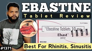 Ebastine 10mg  Ebastine 20 mg uses in hindi  Ebastine tablet ip 20mg  Ebast 20 mg tablet In Hindi [upl. by Ianteen464]