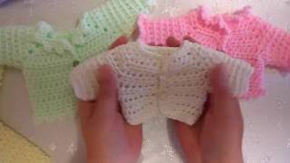 Introduction on how to crochet my easy cardigans 08082016 [upl. by Lia]