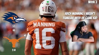 2 Texas vs UTSA  2024 College Football Highlights Reaction [upl. by Ennaear]