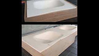 Corian Silicone Membrane Vacuum Forming machine [upl. by Yddur]