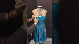 Elsa Frozen Coronation to Ice Transformation Dress Costume Rigging [upl. by Ahsatniuq802]