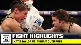 HIGHLIGHTS  Katie Taylor vs Miriam Gutierrez [upl. by Yarased]