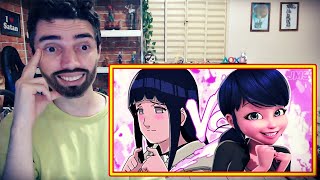 React  Hinata Vs Marinette Batalha de Psicóticas [upl. by Billmyre225]