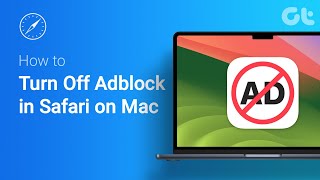 How to Turn Off Adblock in Safari on Mac  Quick and Easy  2024 Tutorial [upl. by Towroy]