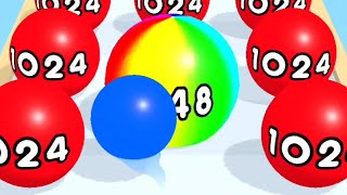 Ball Run 2048 Infinity  Satisfying Mobile Games New Update [upl. by Ssidnak]