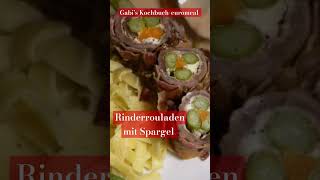 Rinderrouladen mit spargel rouladen einfachkochen leckererezepte [upl. by Accebar]