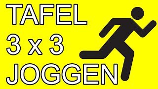 TAFEL VAN 3  REKENEN met meester Richard  tafeljoggen  flitsen  automatiseren  memoriseren [upl. by Allerbag145]