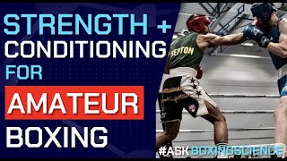 Strength and Conditioning for AMATEUR Boxing  How to Perform During Boxing Sessions [upl. by Atazroglam]