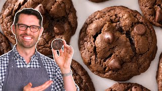 Super Easy Double Chocolate Chip Cookies Recipe [upl. by Lindemann489]