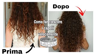 COME FAR CRESCERE I CAPELLI RICCI PIU VELOCEMENTE RICCI E CAPRICCI [upl. by Nehepts659]