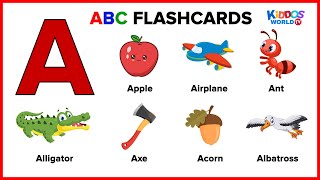 ABC Alphabet Video Chart  Learning The Letters and English Vocabulary for Preschool [upl. by Leunamme]