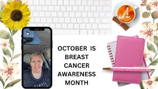 October …Breast Caner Awareness Month cancer breastcancerawareness [upl. by Itnahs]