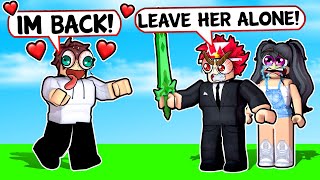 STALKER Wouldnt Leave My GIRLFRIEND Alone SO I DESTROYED Him Roblox Bedwars [upl. by Yedsnil]