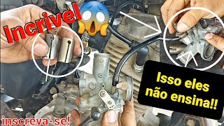 Moto trava o acelerador e fica muito acelerada resolva sem trocar carburador [upl. by Tnomed284]