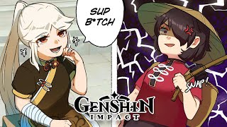 Childish Tensions Genshin Impact Comic Dub [upl. by Cul]