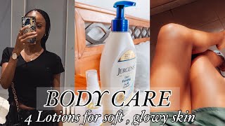 4 Affordable Body Lotions for Soft  Glowy Skin  All Skin Types  stives vaseline jergens e45 [upl. by Miuqaoj]